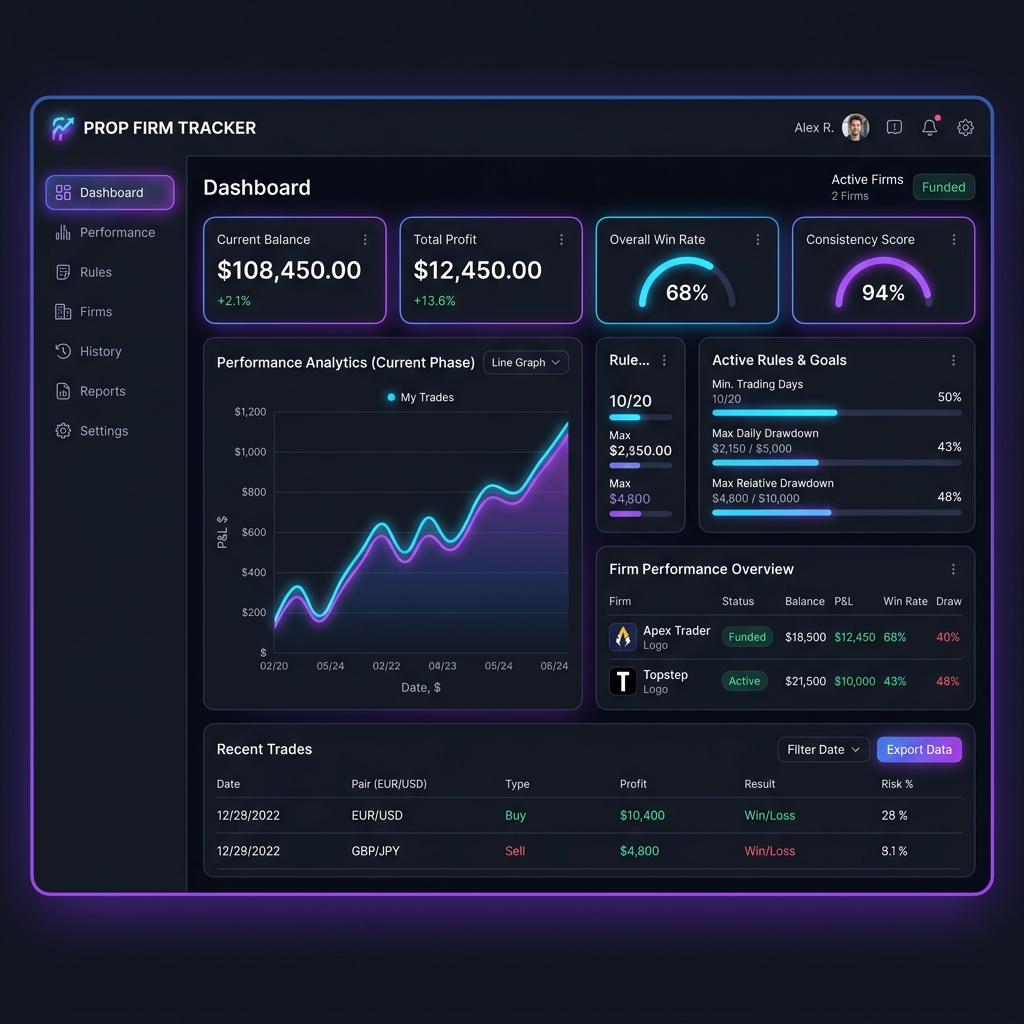 Prop Firm Tracker